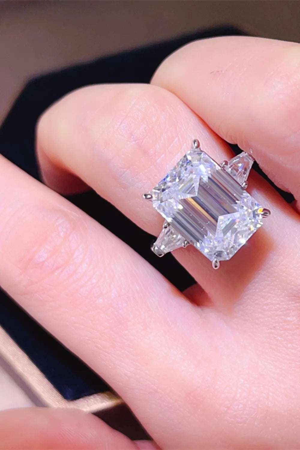 5 Carat Moissanite 925 Sterling Silver Ring - Extrinsic Beauty
