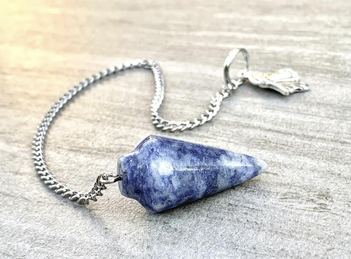 Extrinsic Beauty Natural Gemstone Energy Pendulum (rose-quartz)