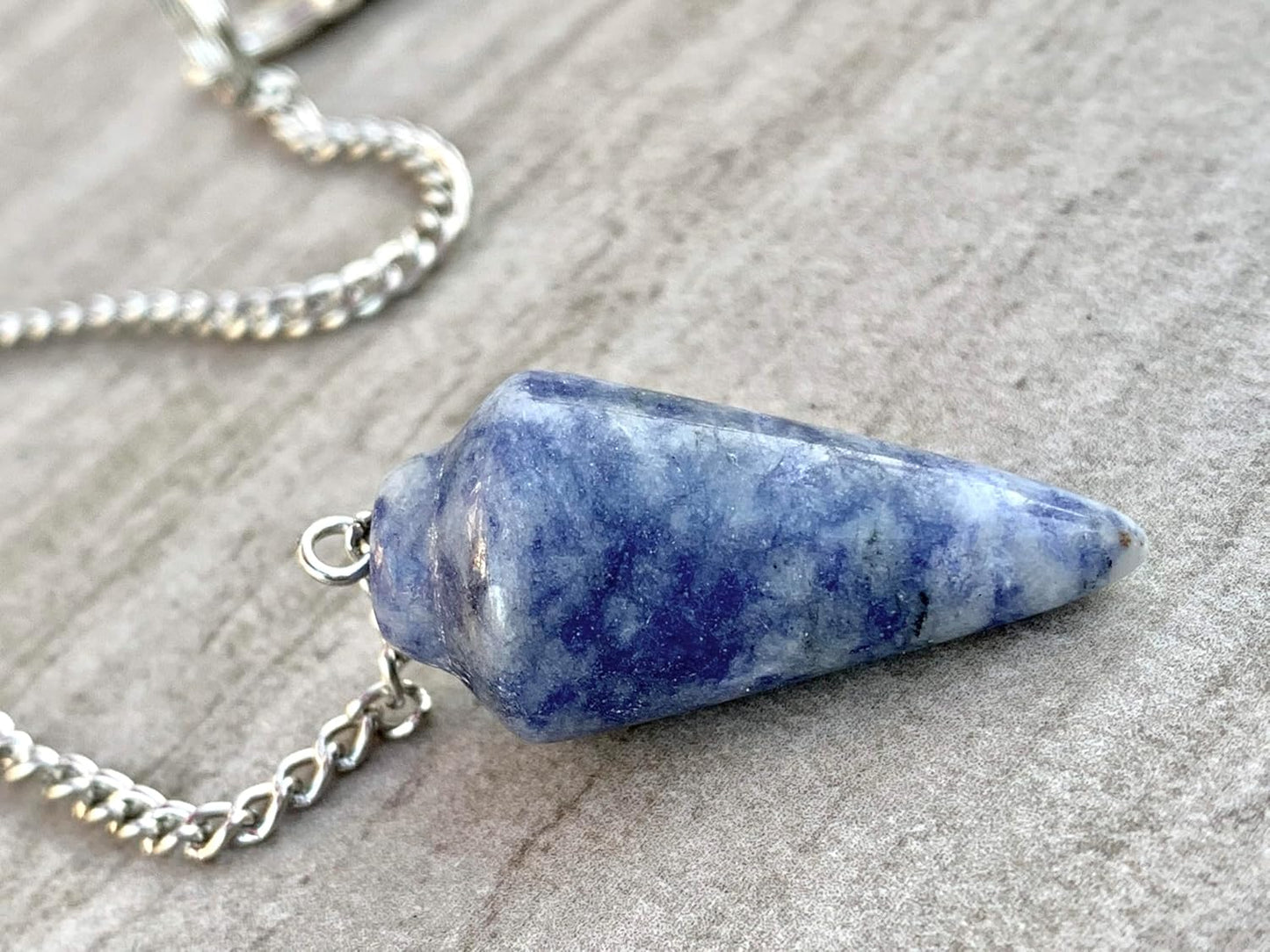 Extrinsic Beauty Natural Gemstone Energy Pendulum (rose-quartz)