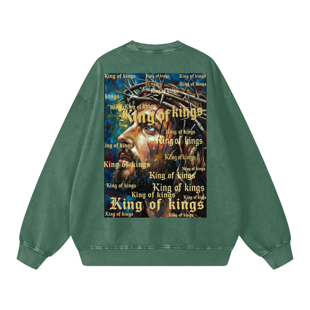 Snow Washed Oversized Sweatshirt