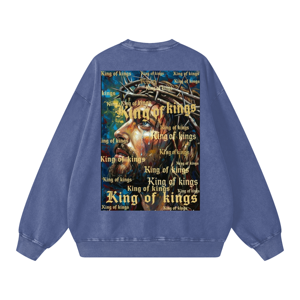 Snow Washed Oversized Sweatshirt