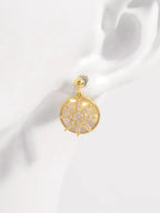 18K Gold - Plated 925 Sterling Silver Star Shape Earrings - Extrinsic Beauty