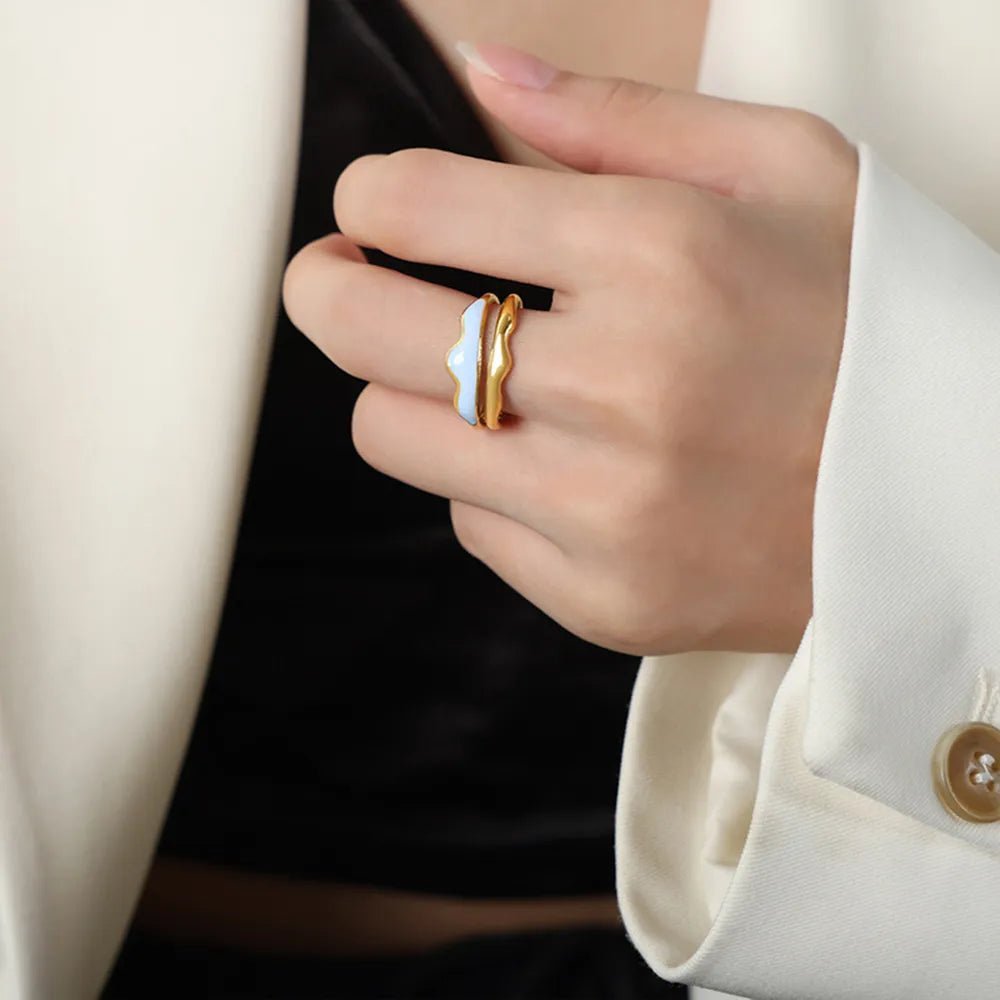 18K Gold - Plated Open Ring - Extrinsic Beauty