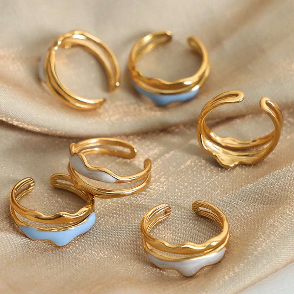 18K Gold - Plated Open Ring - Extrinsic Beauty