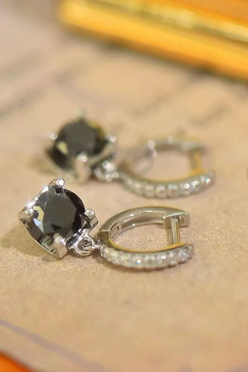 2 Carat Moissanite 925 Sterling Silver Drop Earrings - Extrinsic Beauty
