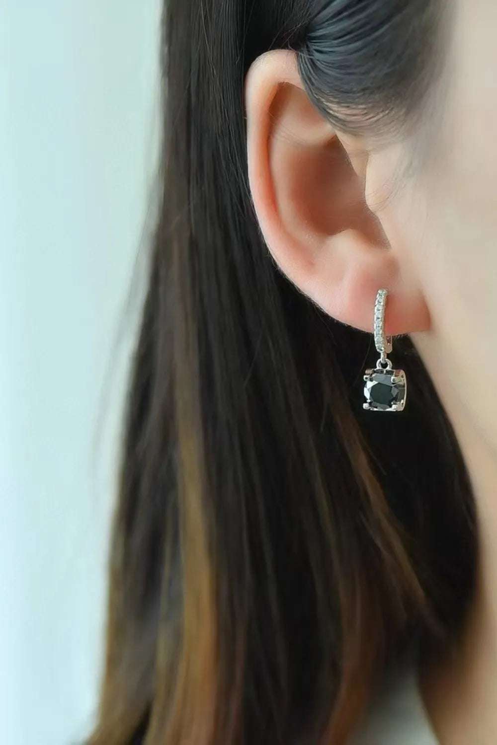 2 Carat Moissanite 925 Sterling Silver Drop Earrings - Extrinsic Beauty