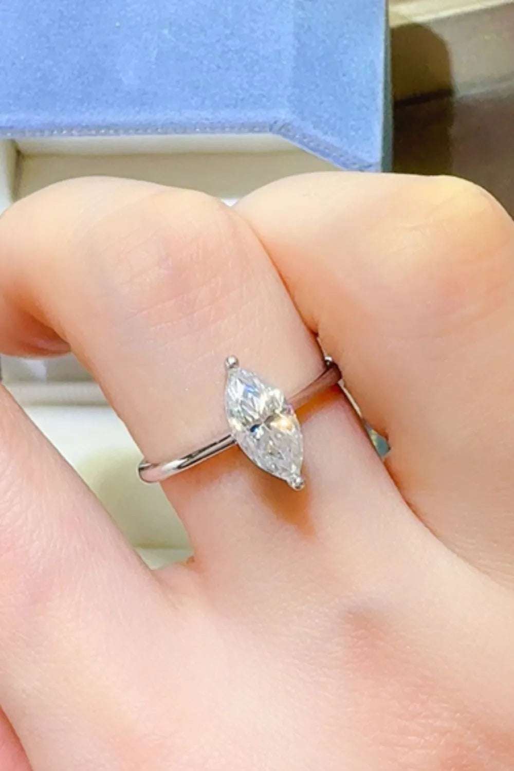 2 Carat Moissanite 925 Sterling Silver Ring - Extrinsic Beauty