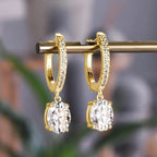 3 Carat Moissanite 925 Sterling Silver Earrings - Extrinsic Beauty