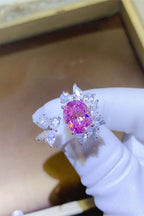 3 Carat Moissanite 925 Sterling Silver Open Ring - Extrinsic Beauty