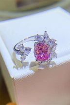 3 Carat Moissanite 925 Sterling Silver Open Ring - Extrinsic Beauty