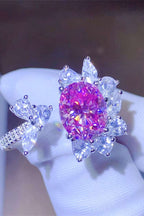 3 Carat Moissanite 925 Sterling Silver Open Ring - Extrinsic Beauty