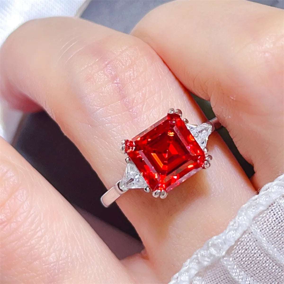 3 Carat Moissanite 925 Sterling Silver Ring - Extrinsic Beauty