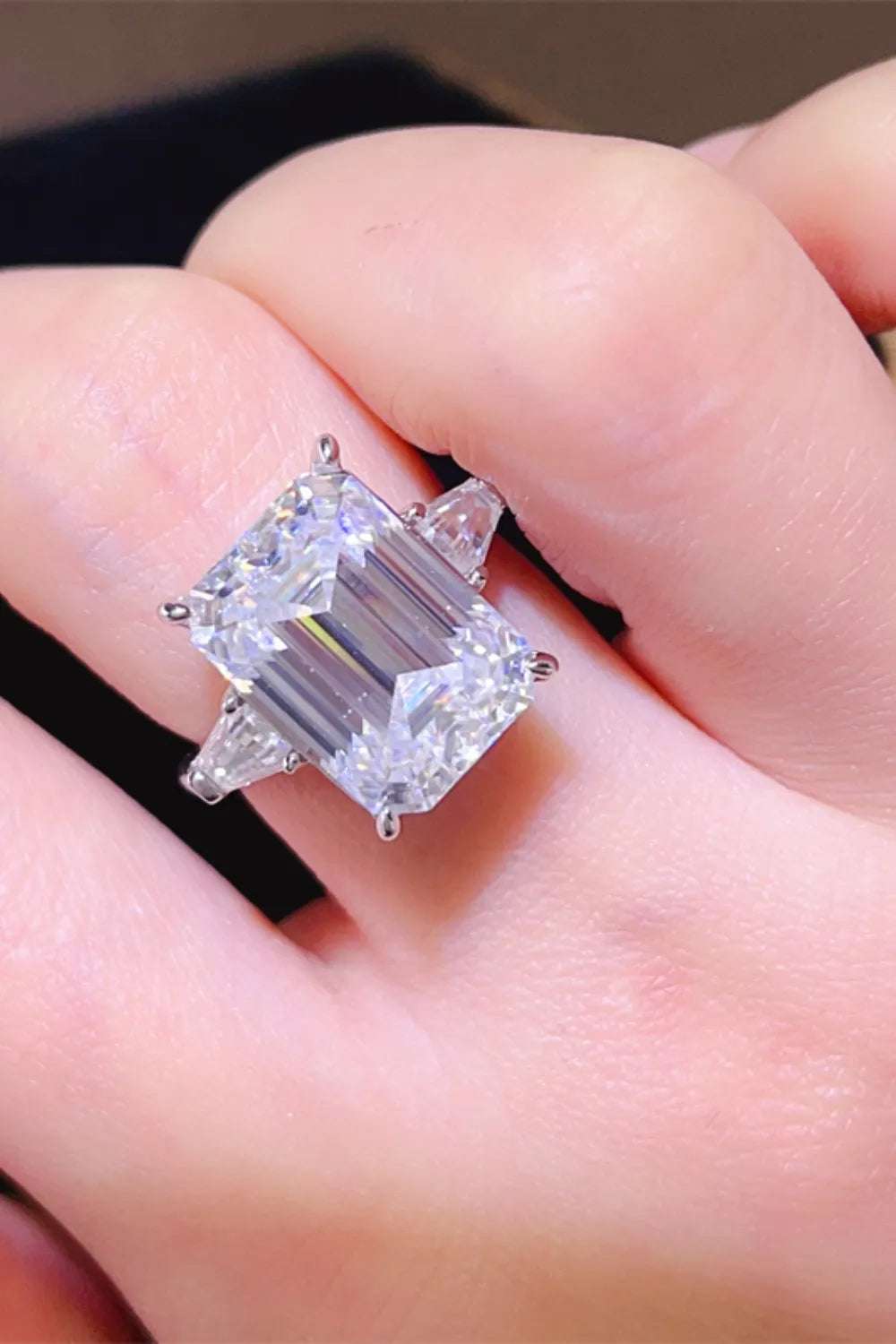 5 Carat Moissanite 925 Sterling Silver Ring - Extrinsic Beauty