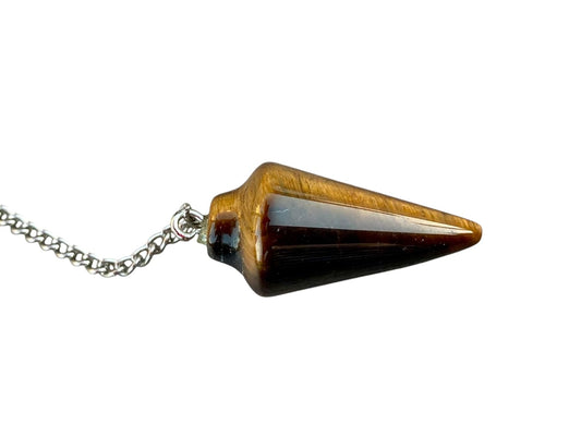Extrinsic Beauty Natural Gemstone Energy Pendulum (rose-quartz)