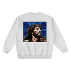Oversized Crewneck Taped Sweatshirt