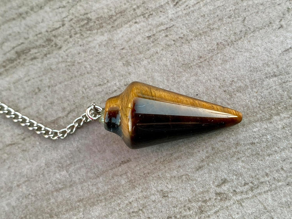 Extrinsic Beauty Natural Gemstone Pendulum with Mystery Charm | Bag Charm | Multiple Options