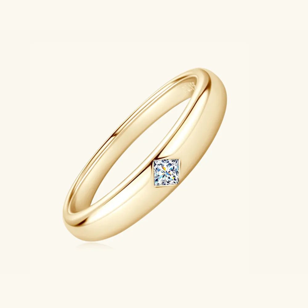 925 Sterling Silver Inlaid Moissanite Ring - Extrinsic Beauty