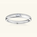 925 Sterling Silver Inlaid Moissanite Ring - Extrinsic Beauty