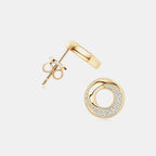 925 Sterling Silver Inlaid Moissanite Stud Earrings - Extrinsic Beauty