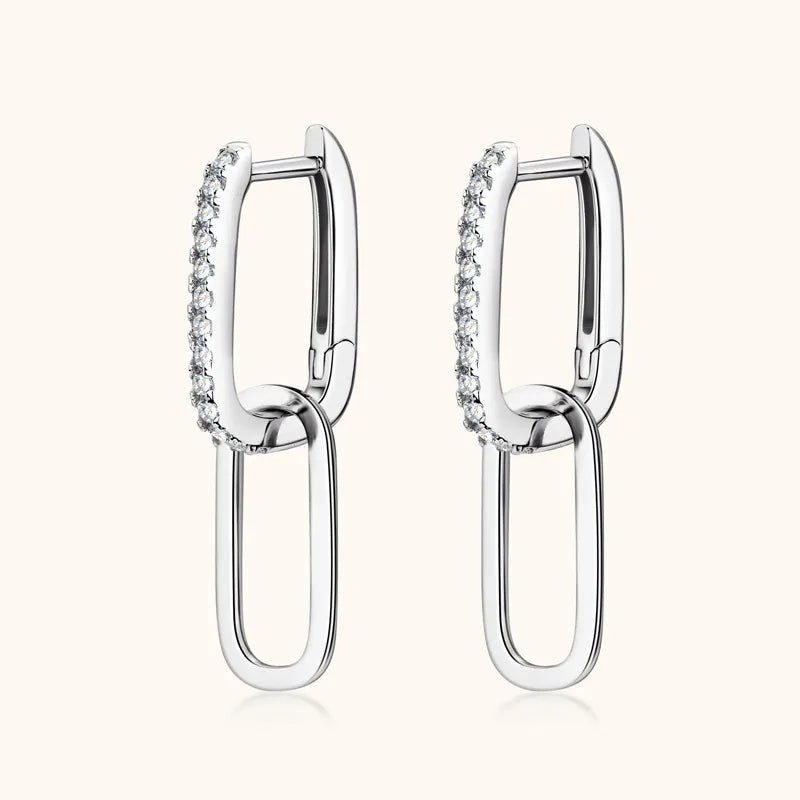925 Sterling Silver Moissanite Earrings - Extrinsic Beauty