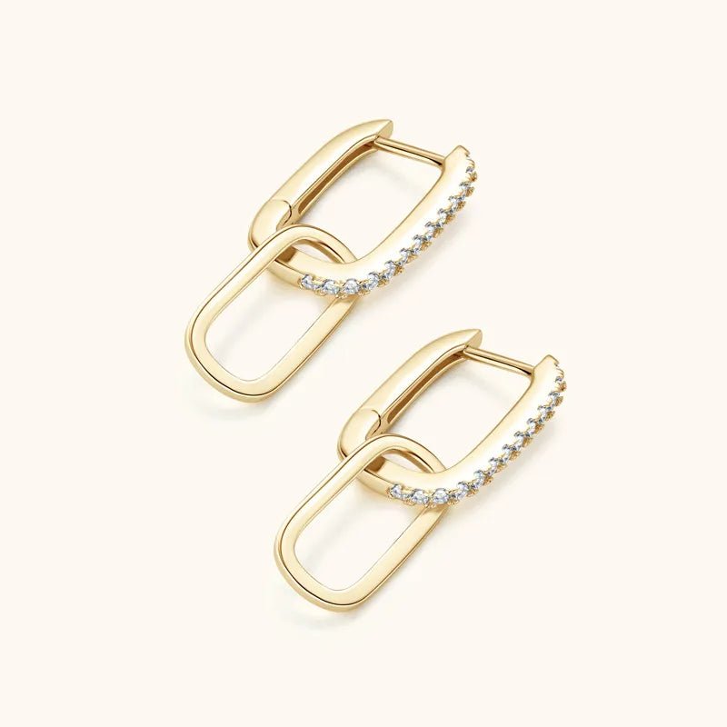 925 Sterling Silver Moissanite Earrings - Extrinsic Beauty