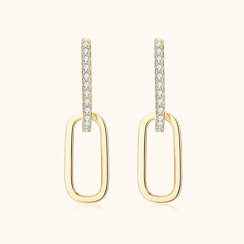 925 Sterling Silver Moissanite Earrings - Extrinsic Beauty