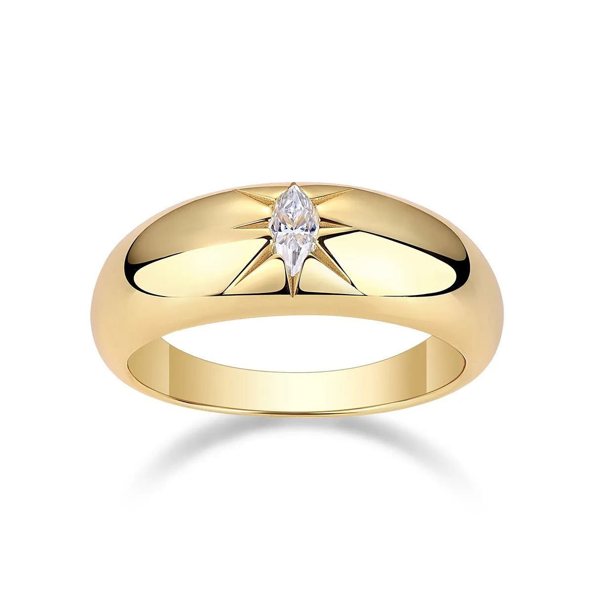 925 Sterling Silver Moissanite Ring - Extrinsic Beauty