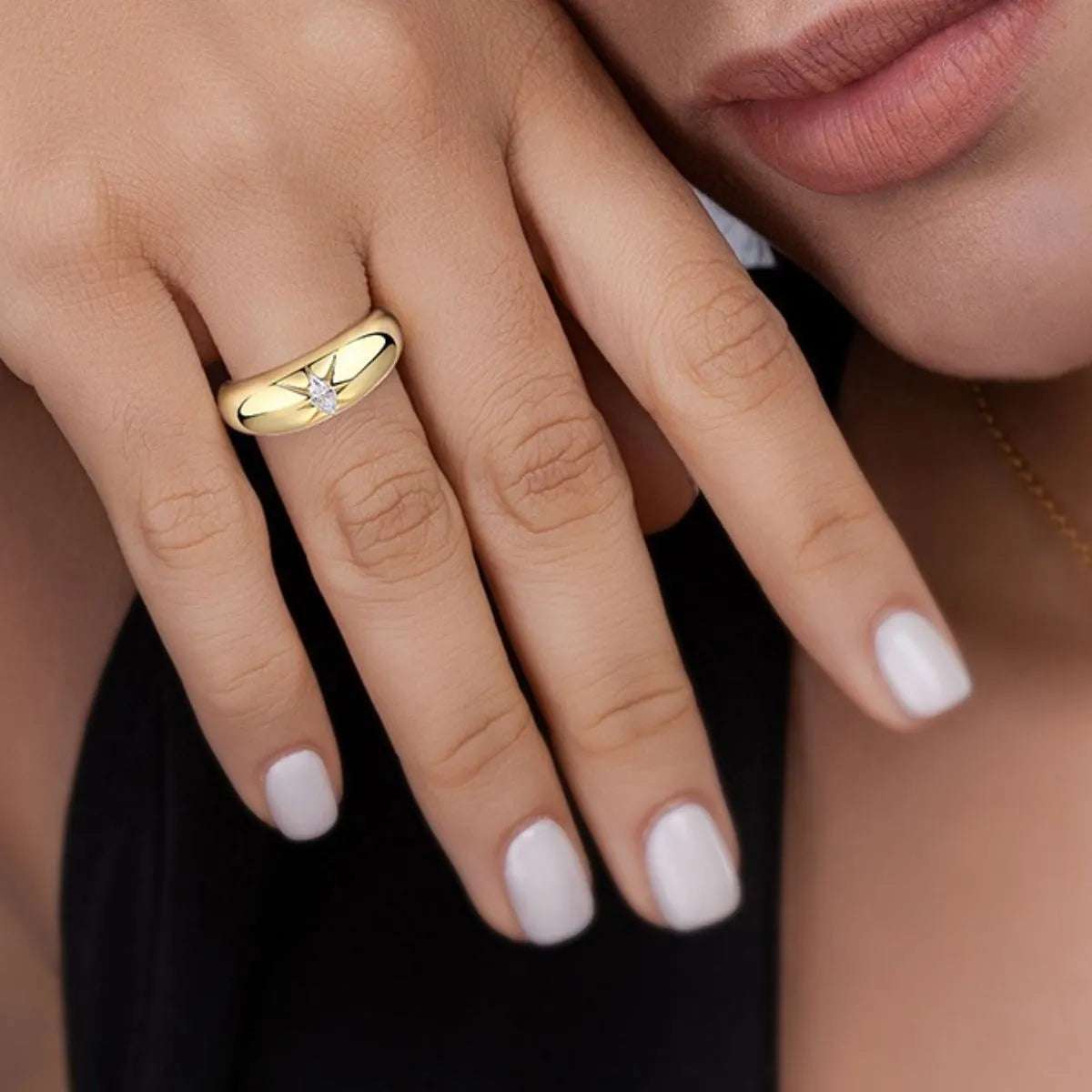925 Sterling Silver Moissanite Ring - Extrinsic Beauty