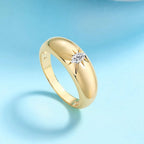 925 Sterling Silver Moissanite Ring - Extrinsic Beauty