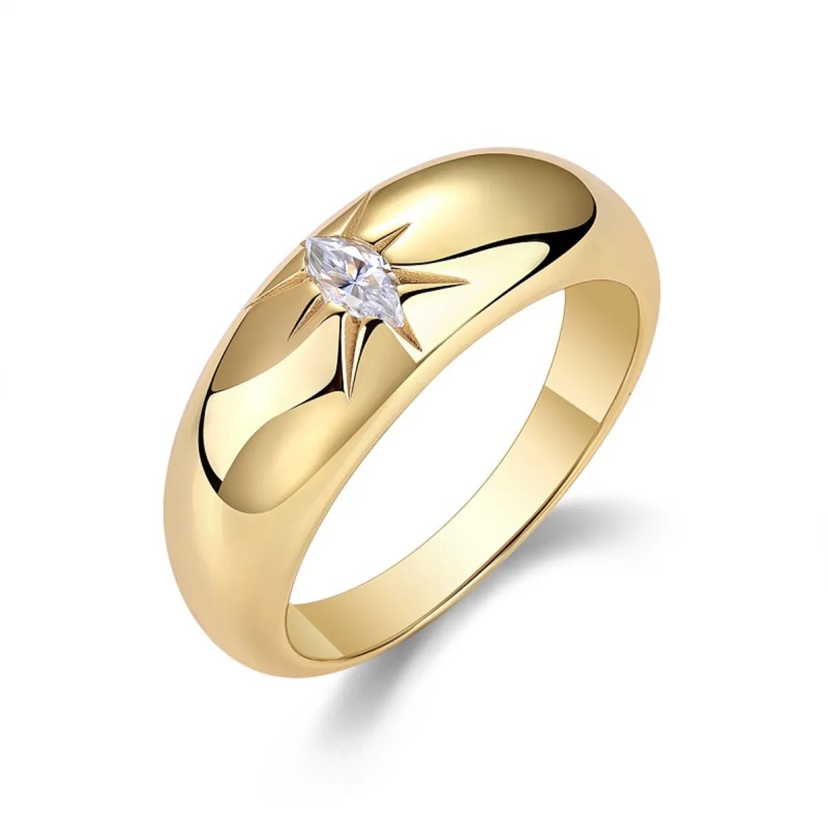 925 Sterling Silver Moissanite Ring - Extrinsic Beauty