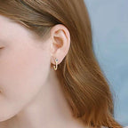 925 Sterling Silver Moissanite Star Earrings - Extrinsic Beauty