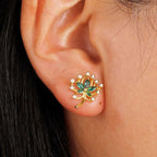 925 Sterling Silver Moissanite Stud Earrings - Extrinsic Beauty