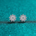 925 Sterling Silver Moissanite Zircon Stud Earrings - Extrinsic Beauty