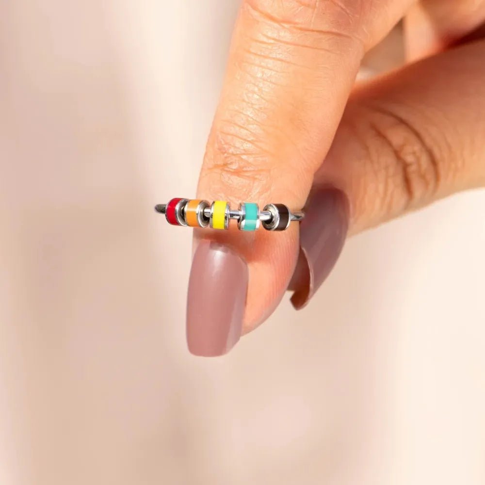 925 Sterling Silver Oil Drip Ring - Extrinsic Beauty
