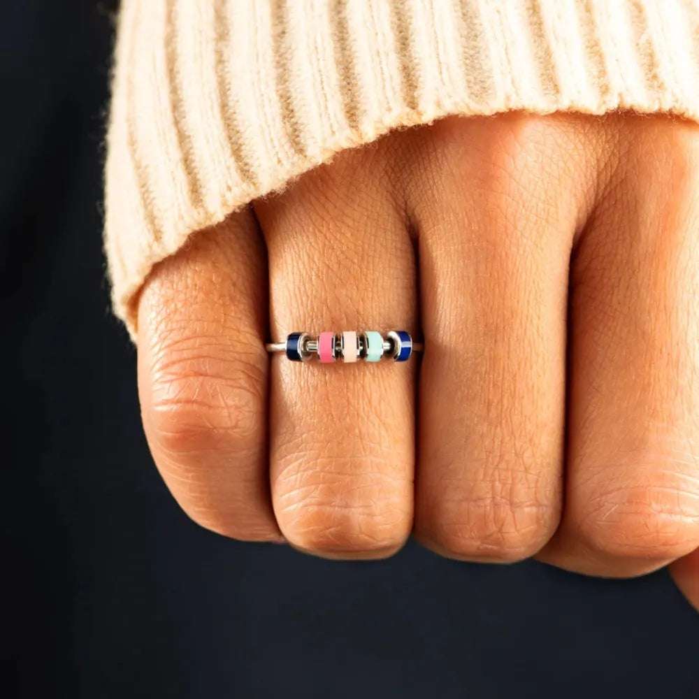925 Sterling Silver Oil Drip Ring - Extrinsic Beauty