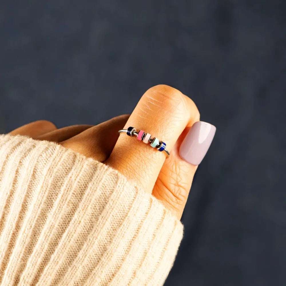 925 Sterling Silver Oil Drip Ring - Extrinsic Beauty