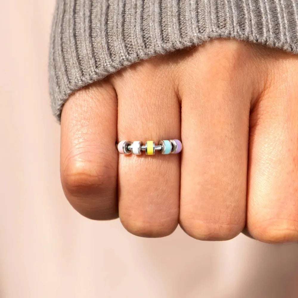925 Sterling Silver Oil Drip Ring - Extrinsic Beauty