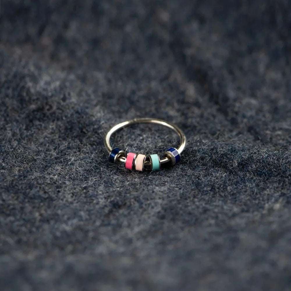 925 Sterling Silver Oil Drip Ring - Extrinsic Beauty