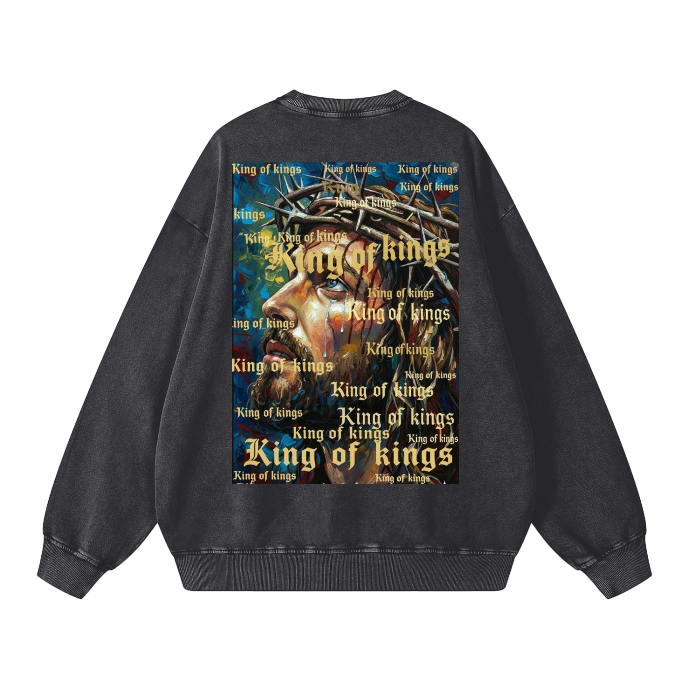 Snow Washed Oversized Sweatshirt