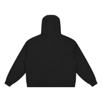 Boxy Button Placket Hoodie