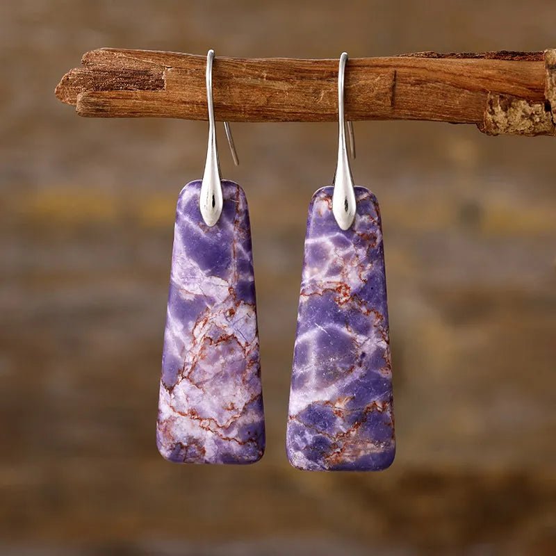 Copper Natural Stone Earrings - Extrinsic Beauty