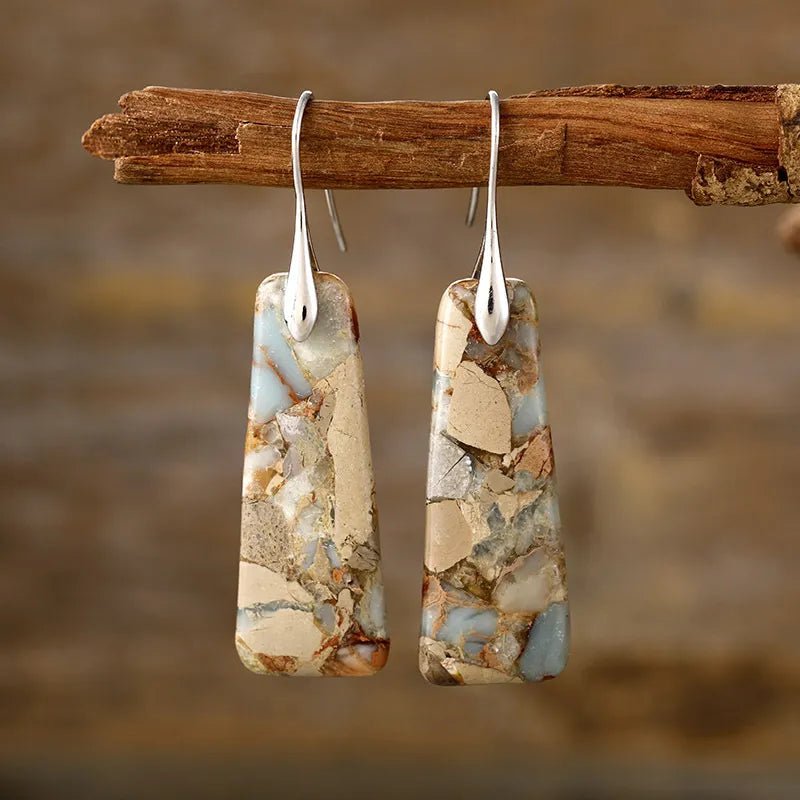 Copper Natural Stone Earrings - Extrinsic Beauty