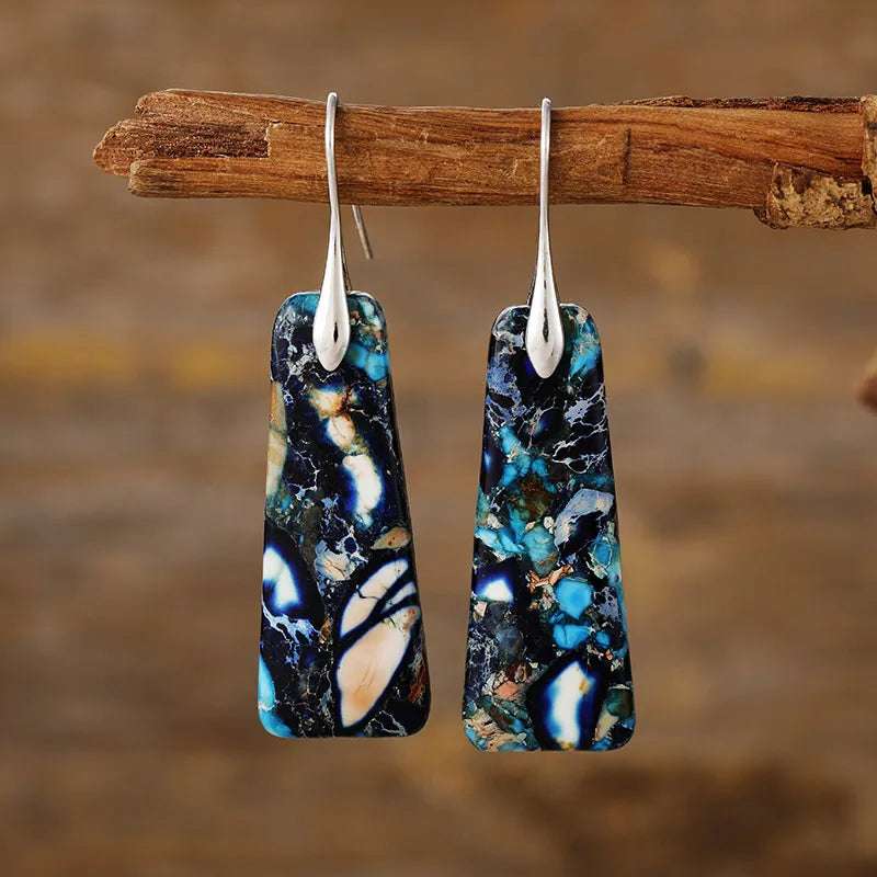 Copper Natural Stone Earrings - Extrinsic Beauty