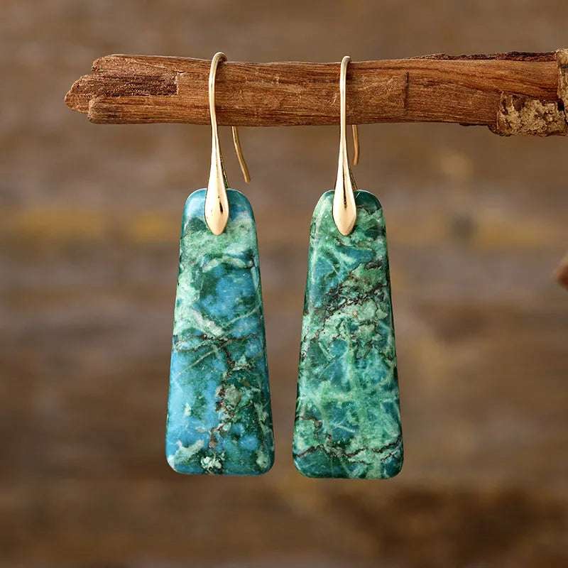 Copper Natural Stone Earrings - Extrinsic Beauty