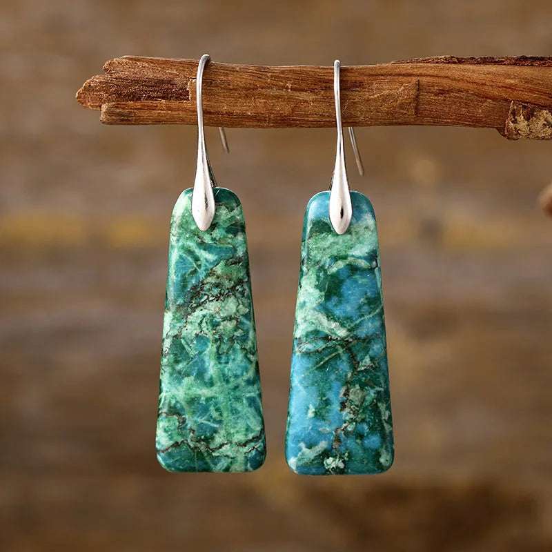 Copper Natural Stone Earrings - Extrinsic Beauty