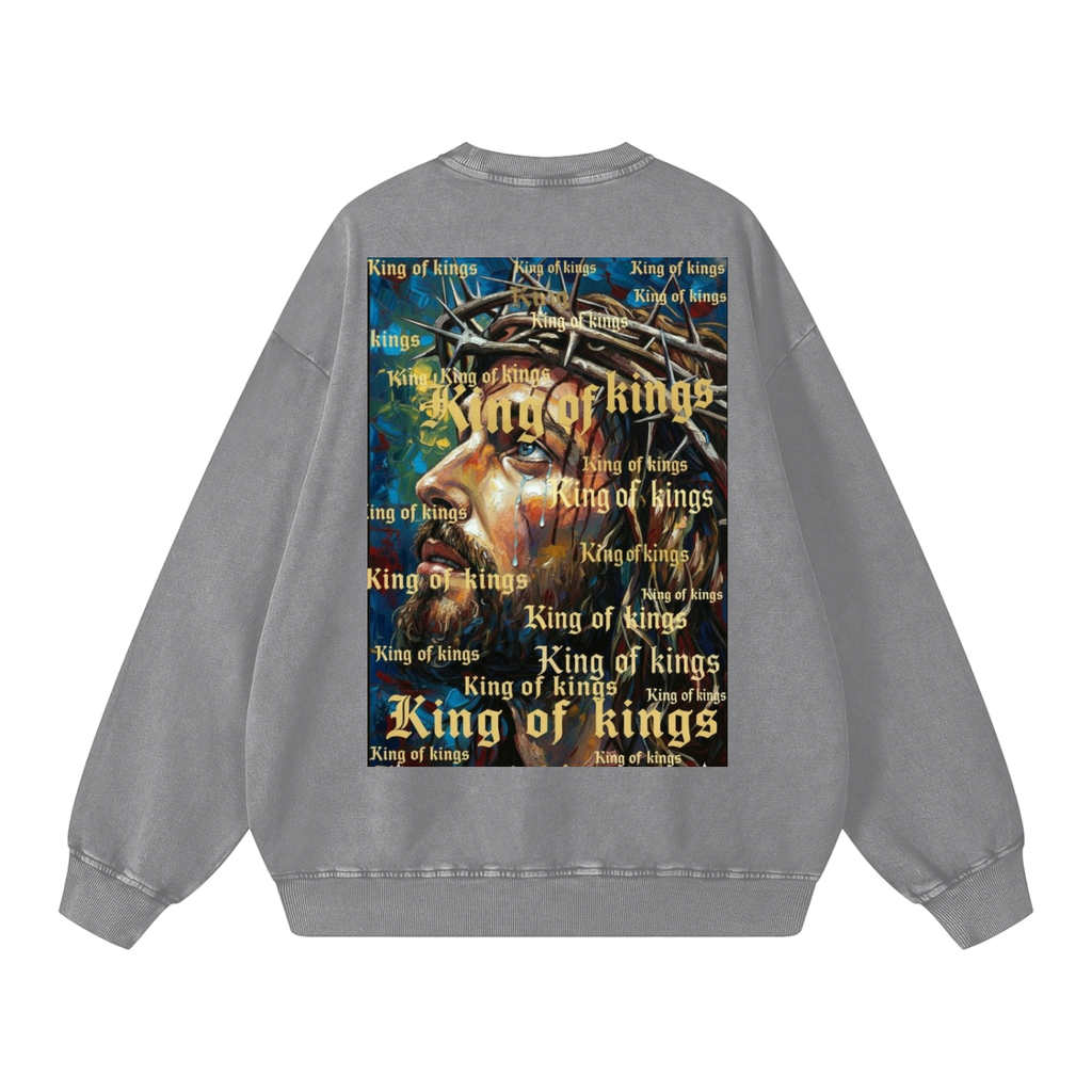 Snow Washed Oversized Sweatshirt