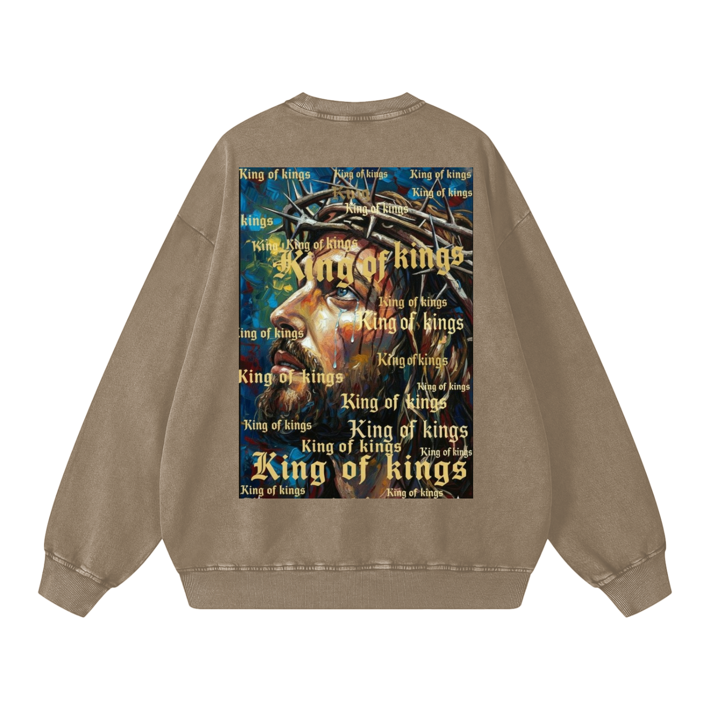 Snow Washed Oversized Sweatshirt
