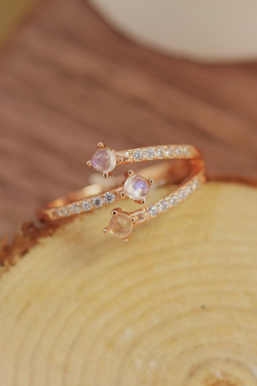 High Quality Natural Moonstone 925 Sterling Silver Ring - Extrinsic Beauty