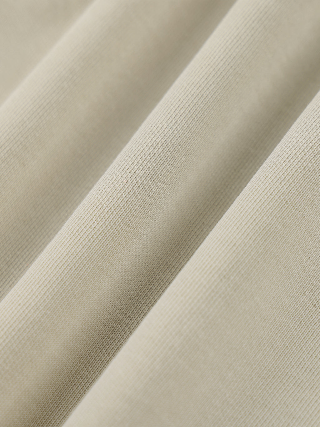 Cropped sweatshirt sleeve knit detail with fine ribbing texture
