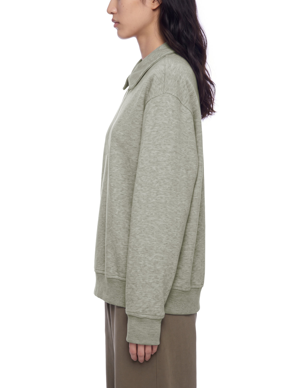Unisex Boxy Quarter-Zip Sweatshirt